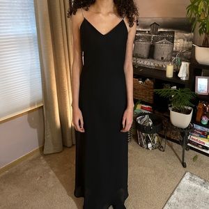 NWT black rhinestone strap dress